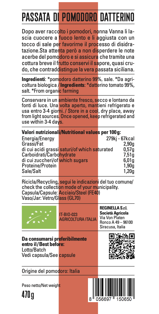 Valori Nutrizionali