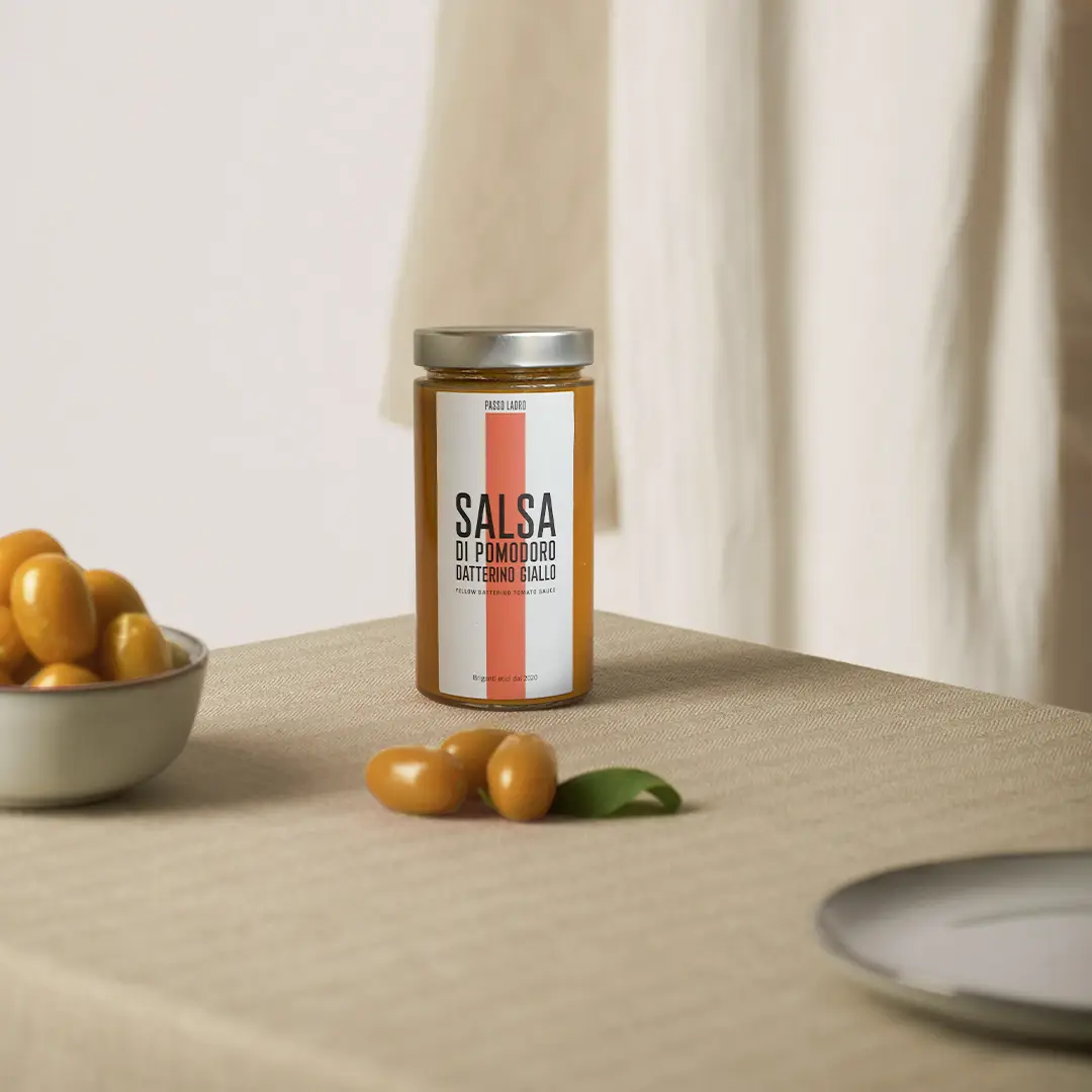 Barattolo Salsa di datterino giallo Passo Ladro